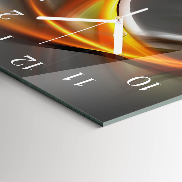 Square wall clock Abstraction