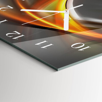 Square wall clock Abstraction