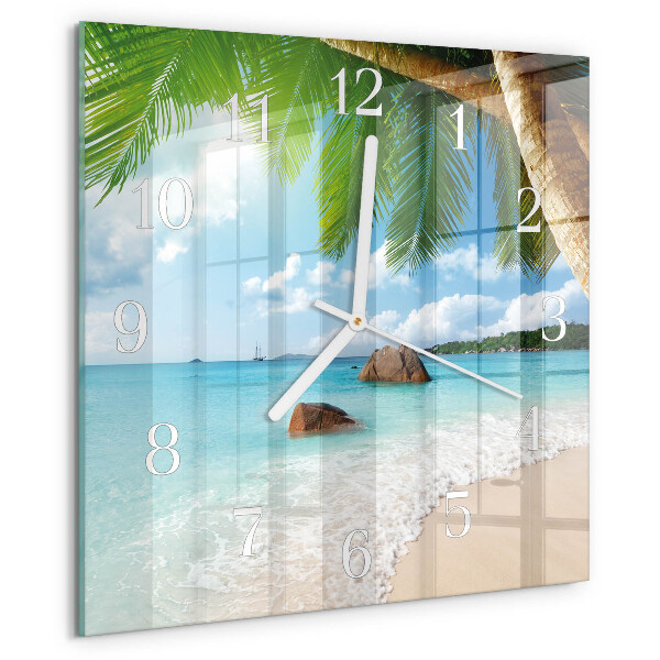Square wall clock Island