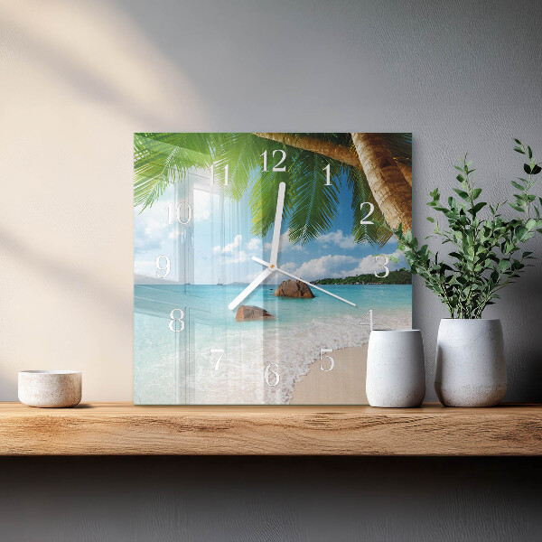 Square wall clock Island