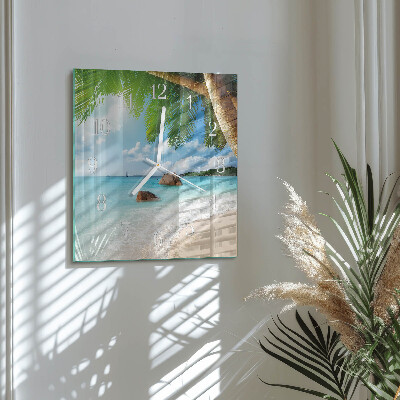Square wall clock Island