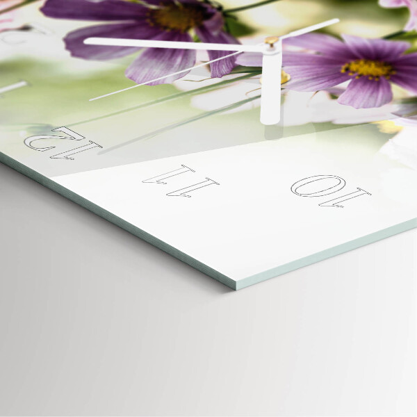 Square wall clock Meadow