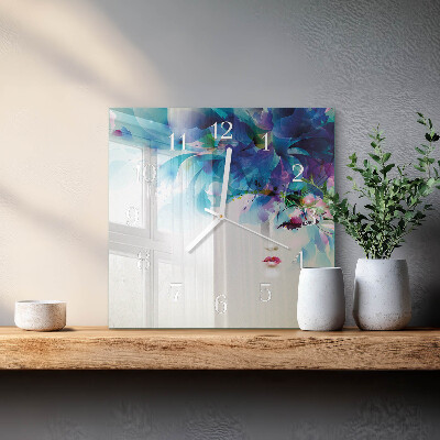 Square wall clock Abstraction