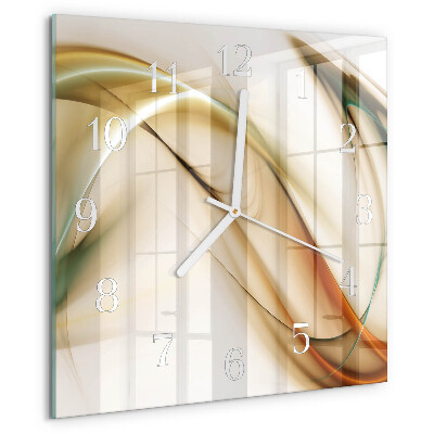 Square wall clock Abstraction