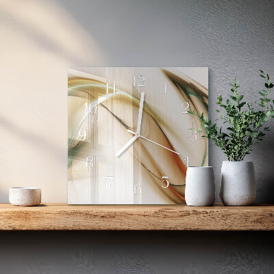 Square wall clock Abstraction