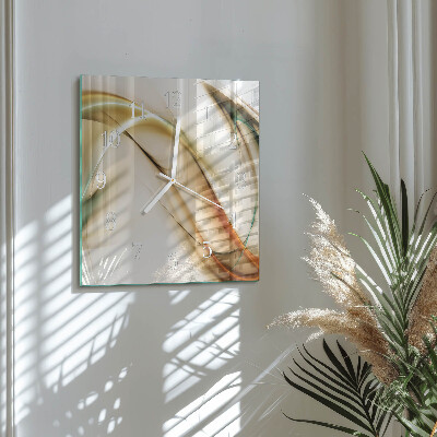 Square wall clock Abstraction