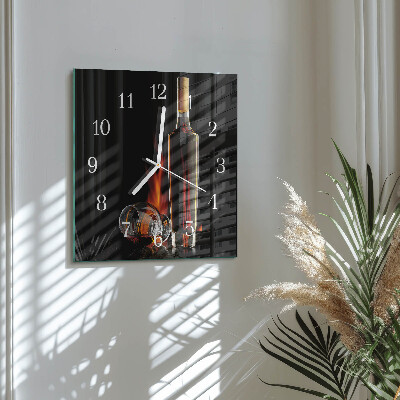 Square wall clock Alcohol