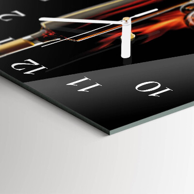 Square wall clock Alcohol