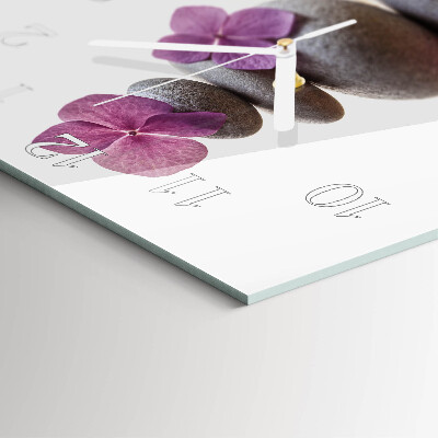Square wall clock Stone Spa