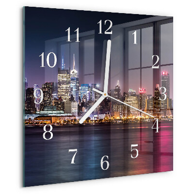 Square wall clock Horizon