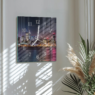 Square wall clock Horizon