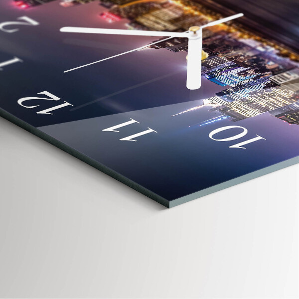 Square wall clock Horizon