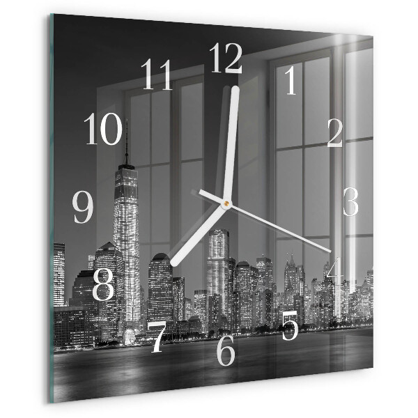 Square wall clock Horizon