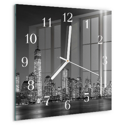 Square wall clock Horizon