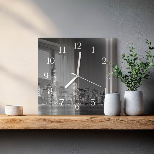 Square wall clock Horizon