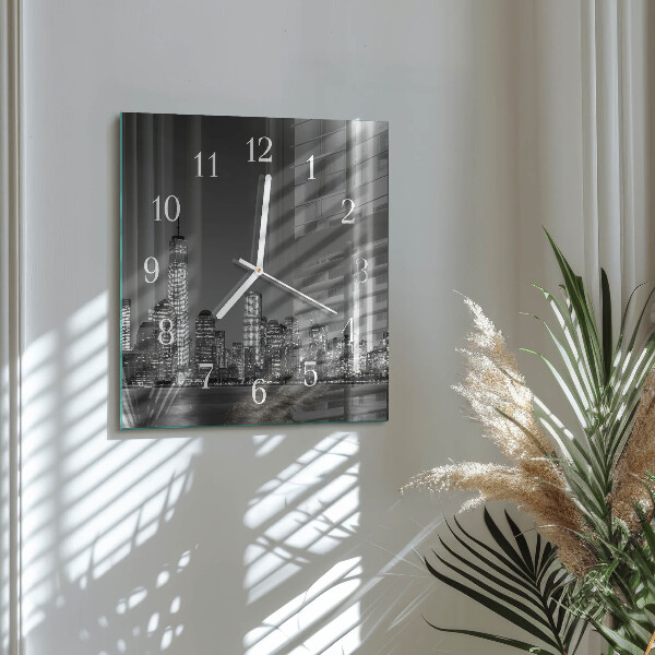 Square wall clock Horizon