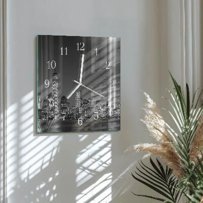 Square wall clock Horizon