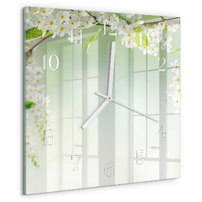 Square wall clock Spring