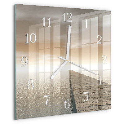 Square wall clock Pier