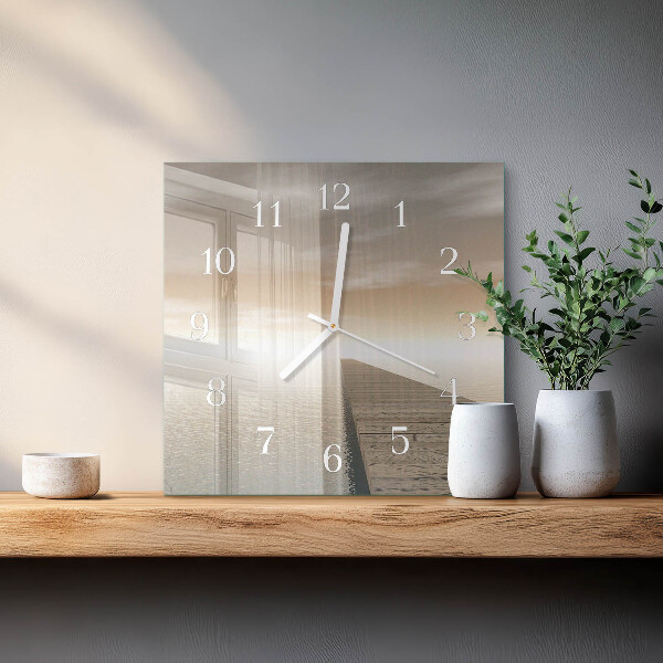 Square wall clock Pier