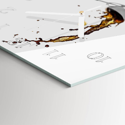 Square wall clock Coffee