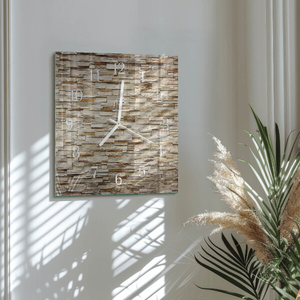 Square wall clock Clinker