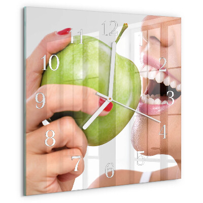Square wall clock Apple