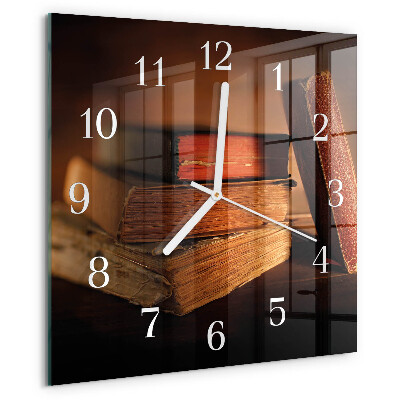 Square wall clock Book