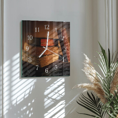 Square wall clock Book