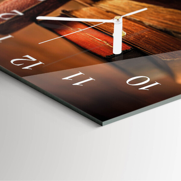 Square wall clock Book