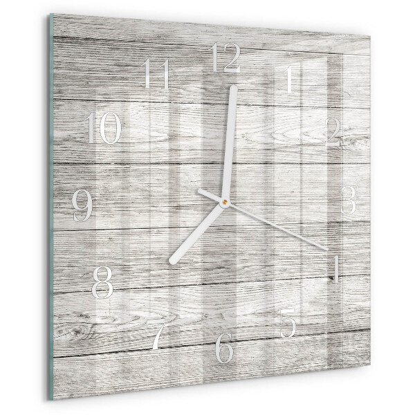 Square wall clock Gray boards