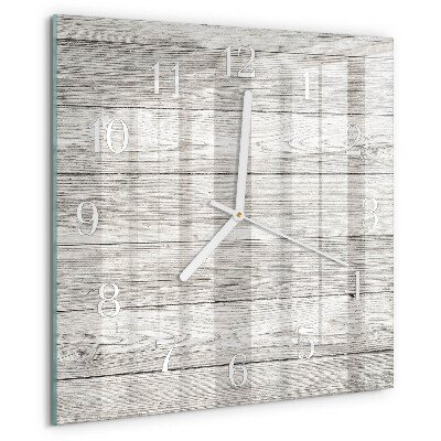 Square wall clock Gray boards