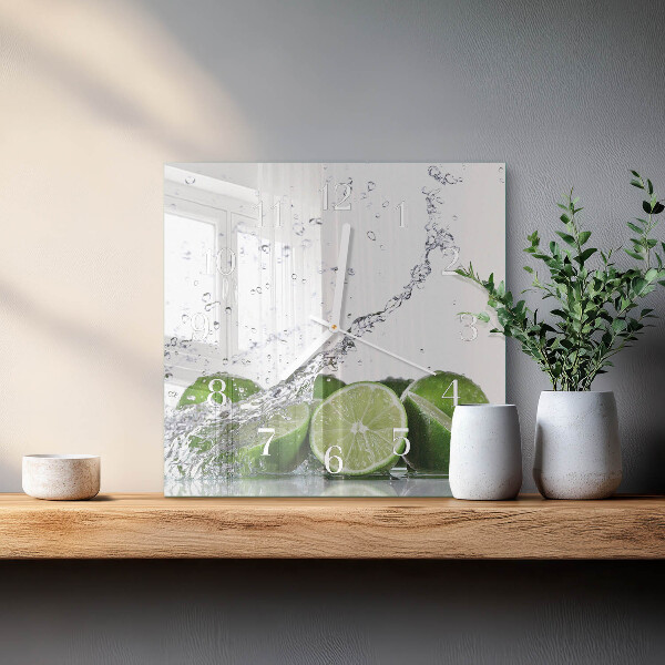 Square wall clock Limes
