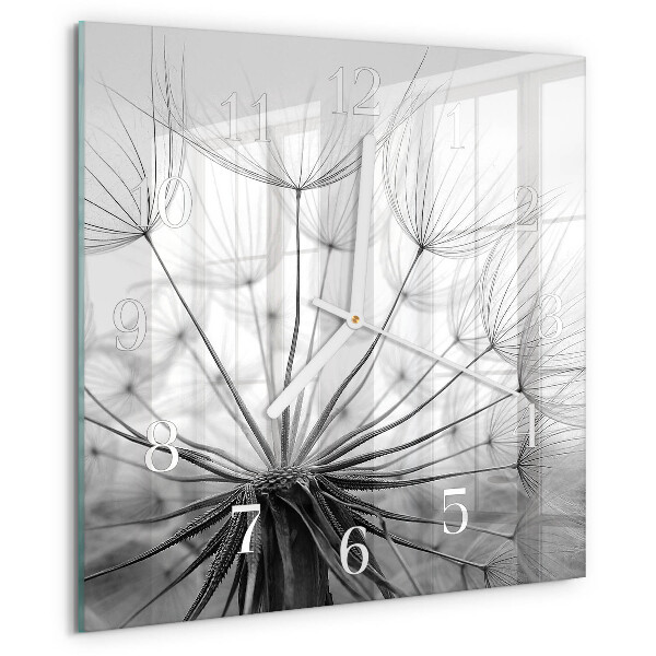 Square wall clock Dandelion