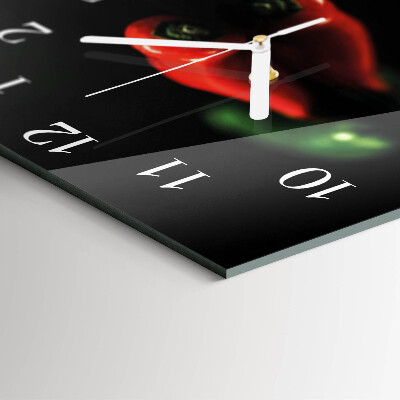 Square wall clock Pepper