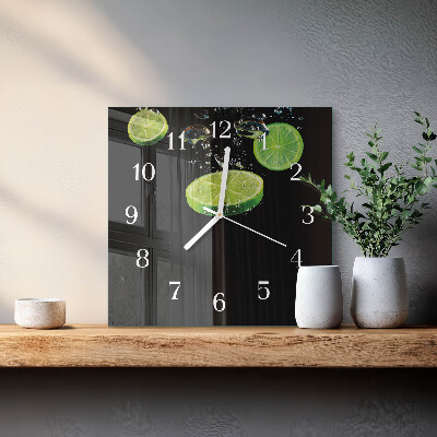 Square wall clock Limes