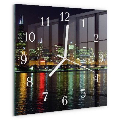 Square wall clock Horizon