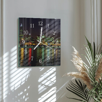Square wall clock Horizon