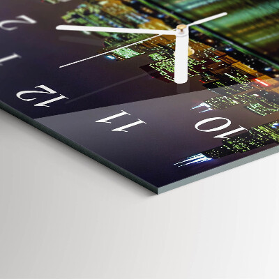 Square wall clock Horizon