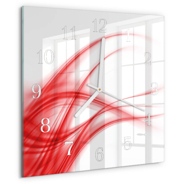 Square wall clock Abstract Art