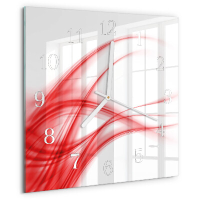 Square wall clock Abstract Art