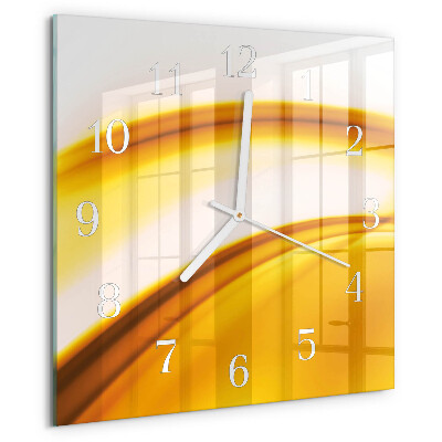 Square wall clock Abstract Art