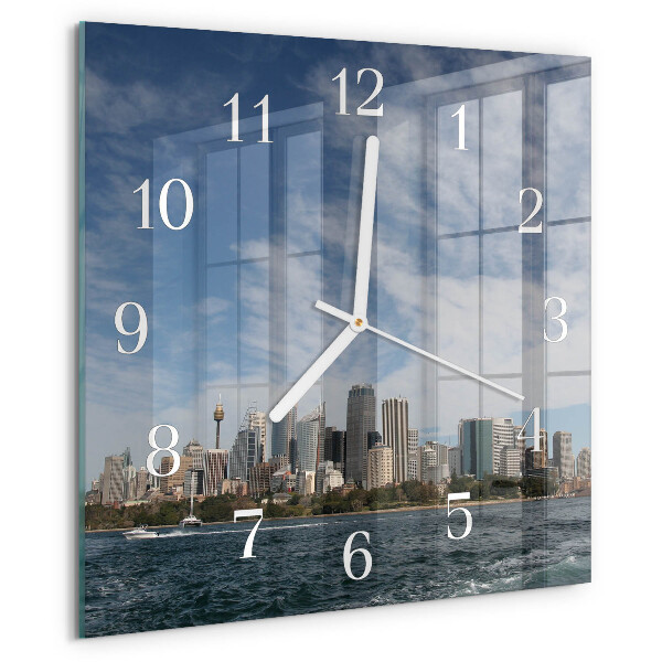 Square wall clock City