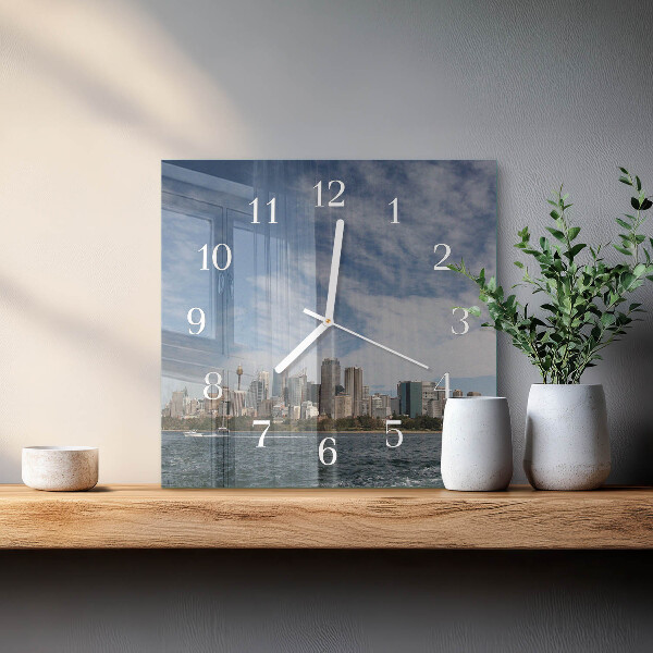 Square wall clock City