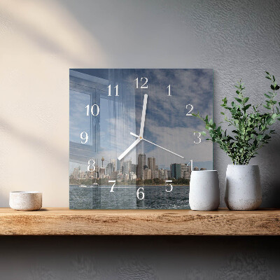 Square wall clock City