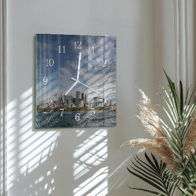 Square wall clock City