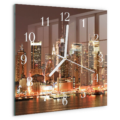 Square wall clock Horizon