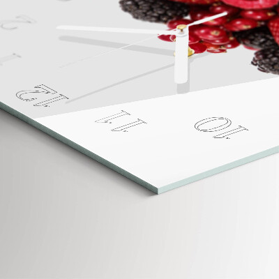 Square wall clock Fruit