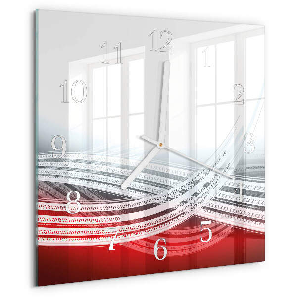 Square wall clock Abstraction