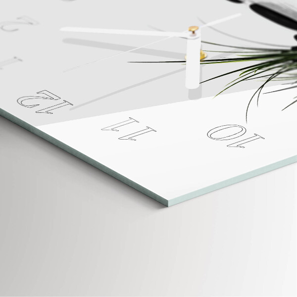 Square wall clock Stones